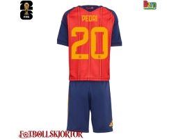 Spanien Pedri Gonzalez #20 Hemmakläder Barn VM 2026 Kortärmad (+ Korta byxor)